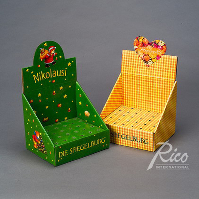 品質  Customizable Highly Visible Brown 1/4 Pallet Market Boxes For Branding 工場